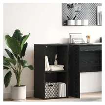 vidaXL Bücherregal 40 x 30 x 77 cm Schwarz