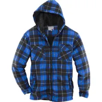 Terrax Workwear Bekleidung Thermohemd mit Teddyfutter schwarz/royal schwarz/royal m