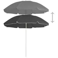 VidaXL Sonnenschirm mit Stahlmast Anthrazit 180 cm