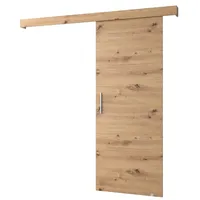 Schiebetür Komplettset - Schiebetürsystem Salwador 1 - Schiebetüren - Trennwände - Raumteiler - Innentüren, Tür 90 x 204 cm - Schiebetür Schiene - Zimmertür mit Schiebetür Griff - Saloontür