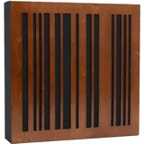 Bluetone Acoustics Slat AbFuser Akustikplatte – Schalldämmung – Akustik Absorber und diffusor - Akustikpaneele für die Raumakustik – Acoustic Panels – Akustikelement (50x50x6cm, Walnut)