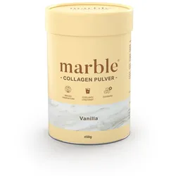 marble Kollagen Pulver aus Weidehaltung Vanille 0.45 kg Weiss 