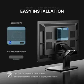 bosgame Mini-PC Intel Core i9 12900H 5,0 GHz 32 GB RAM 1 TB SSD Intel Iris Windows 11 Pro