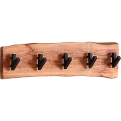 Wandgarderobe ca. 60x17x9 cm Akazie Echtholz