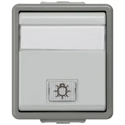 Siemens 5TA4726 DELTA fläche IP44 AP Wechselschalter mit Fenster, Schriftfeld und LED-Einsatz
