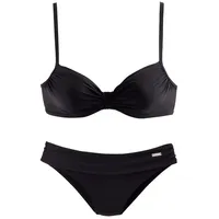 LASCANA Bügel-Bikini Damen schwarz Gr.38 Cup F