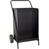 moebel-direkt-online Kaminholzregal Metall  schwarz