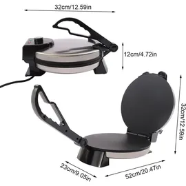 Gojoy Roti Maker Elektrische Chapati Tortilla Maker Doppelseitige Heizung Maker