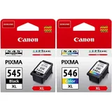 Canon PG-545XL schwarz + CL-546XL Set