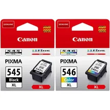 Canon PG-545XL schwarz + CL-546XL Set