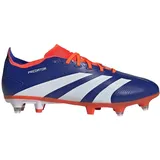 Adidas Unisex Predator League Football Boots Soft Ground Fußballschuhe, Lucid Blue/Cloud White/solar red, 39 1/3 EU