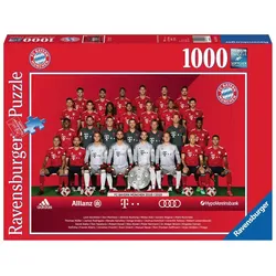 Ravensburger Puzzle 19879 - FC Bayern: Saison 2018/19 [1000 Teile] (Neu differenzbesteuert)