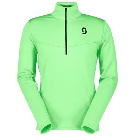 Scott Defined Light Fleece Mit Halbem Reißverschluss - Glow Green - L