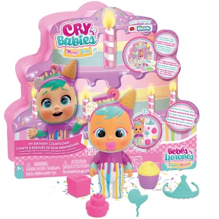 CRY BABIES MACIC TEARS Mein Geburtstags-Countdown | Kalendar-Countdown für deinen Geburtstag mit der exklusiven Sweety-Puppe und 6 Accessoires - Geschenk für Jungen und Mädchen ab 3 Jahren