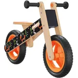 vidaXL Laufrad für Kinder Orange Bedruckt