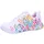 SKECHERS Uno Lite White Durabuck W Multi Color Heart Print 37