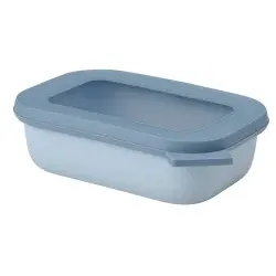 Mepal Frischhaltedose cirqula rechteckig, 500 ml 106251015700 , Farbe: blau, Nordic blue