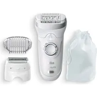Braun Silk-épil 9 9-705 weiß/silber