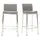 miliboo Design-Hocker 66 cm Grau 2er-Set Epsilon