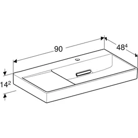 Geberit One Waschtisch 90 x 48,4 cm (505043001)