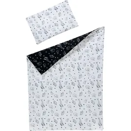Schardt 4-teilig Bett-Set Origami Black - 1.0 Stück