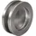 KWS Muschelgriff-paar rund, Schiebetürmuschel ø 65 mm, Türstärke 8-10 mm Glas- und 38-45 mm (Holz) Alu Edelstahl Effekt