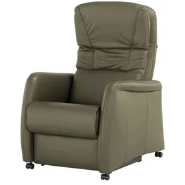 Hukla Relaxsessel Tobias Leder 75 x 105 x 88 cm Grün elektrisch