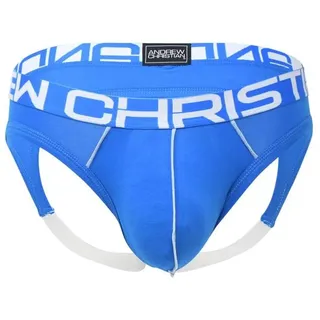 Andrew Christian Andrew Christian- Herren Jocks -  SHOW-IT® Locker Room Jock Elect Blue - Blau - 1 x Größe S - Blau
