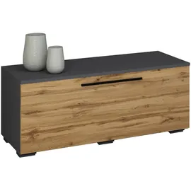 VCM Arila S Lowboard 95 x 39 x 40 cm Anthrazit/Holz