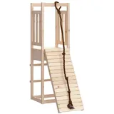 vidaXL Spielturm mit Kletterwand Kiefer Braun