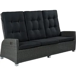 LC Garden 3er Sofa Dreisitzer Speisehöhe Barcelona Dining grau-mix