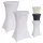 Baumarktplus 2er Set Stehtischhusse Husse Partytisch Bistrotisch Decke 60cm Weiß