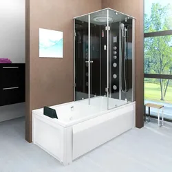 Whirlpool Wanne Duschtempel Dusche Duschkabine K05-L33-EC 180x90 cm mit 2K Scheiben Versiegelung