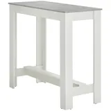 MID.YOU Bartisch Modesto, Grau, Weiß, Holzwerkstoff, 50x103x115 cm, Esszimmer, Tische, Stehtische