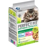 PERFECT FIT 1+ Natural Vitality Adult mit Hochseefisch & Lachs 6 x 50 g