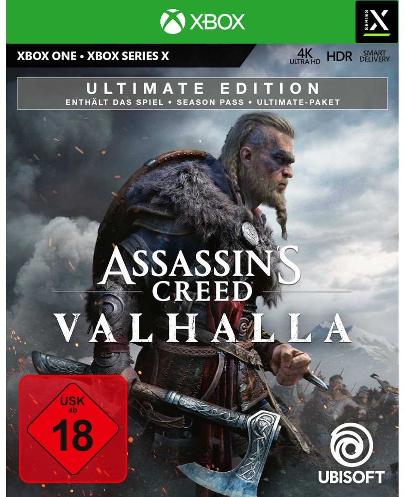 Ubisoft Microsoft Xbox One Spiel Assassins Creed Valhalla Ultimate Edition - Xbox One Ubisoft