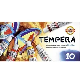 Koh-I-Noor Tempera Temperafarben 10 x 16,0 ml