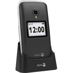 Doro DORO Handy 2424 Klapphandy Seniorenhandy Klapphandy (6,10 cm/2,4 Zoll, 3 MP MP Kamera) schwarz