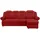 Roller Ecksofa Kunststoff 4-Sitzer Braun