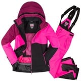 Killtec Skianzug für Mädchen Kinderskianzug (Gr. 152, pink/ schwarz) rosa|schwarz Gr. 152