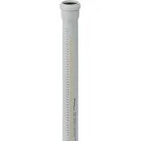 Ostendorf SKOLANsafe-Rohr DN/OD 58, 1000 mm mit Muffe