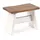 DESIGN DELIGHTS Hocker Schemel 40 Holz 40 x 31 x 25 cm Weiß