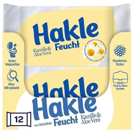 Hakle - Feucht Kamille und Aloe Vera 12 Packungen