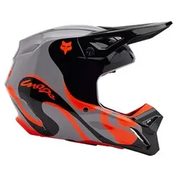 FOX V1 Emotion MX24 Cross Helm grau, XS