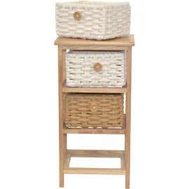 moebel-direkt-online möbel direkt online Regal mit 3 Körben Luisa