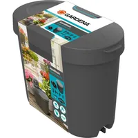 Gardena Wasserbehälter für Solar-Bewässerung AquaBloom - anthrazit/türkis, 10,5 Liter