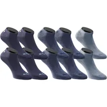 Puma Sneakersocken 10er Pack Blau/Schwarz 43-46