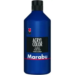 Marabu 120175053 Marabu-AcrylColor 053, 500 ml, dunkelblau