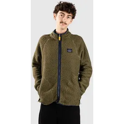 Passenger Tripper Full Zip Recycled Sherpa Fleecejacke khaki Gr. XL