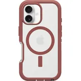 Otterbox Defender XT MagSafe Hülle für iPhone 16, stoßfest, Ultra-robust, schützende Hülle, 7X getestet nach Militärstandard, Transparent/Braun